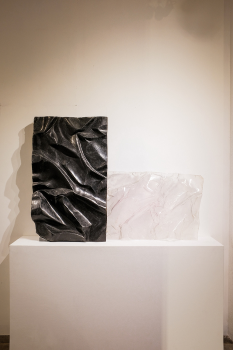 Multiplikasi, Batu Gabro, Resin, 140x20x94 cm, 2018