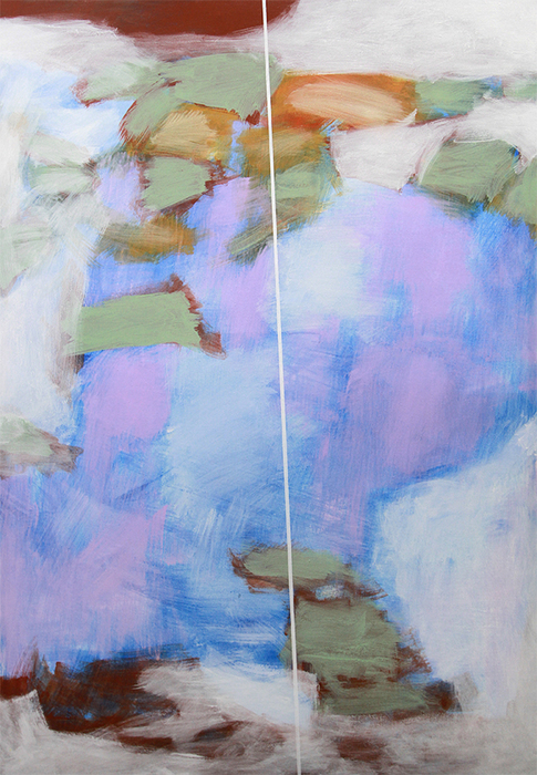 Tanpa judul 03, Aklirik di atas kanvas, 90 x 130 cm , 2018