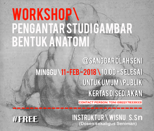 Workshop'pengantar studi gambar bentuk anatomi